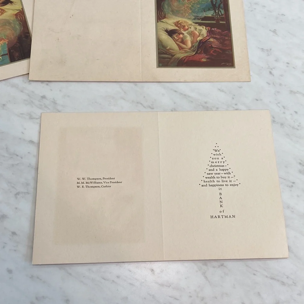 Vintage Bank Christmas Cards 12